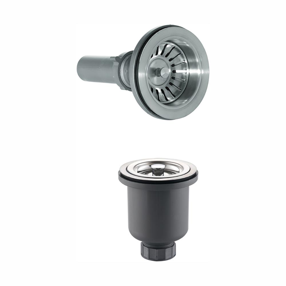 Kraus Basket Strainer With Set In Stainless Steel Bst 1 Kraus Basket Strainer With Set