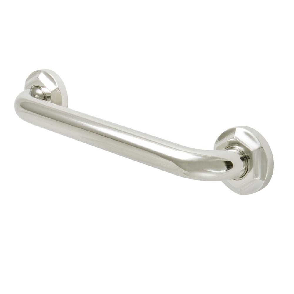 Kingston Brass Metropolitan 12 in. x 11/4 in. Grab Bar in Polished