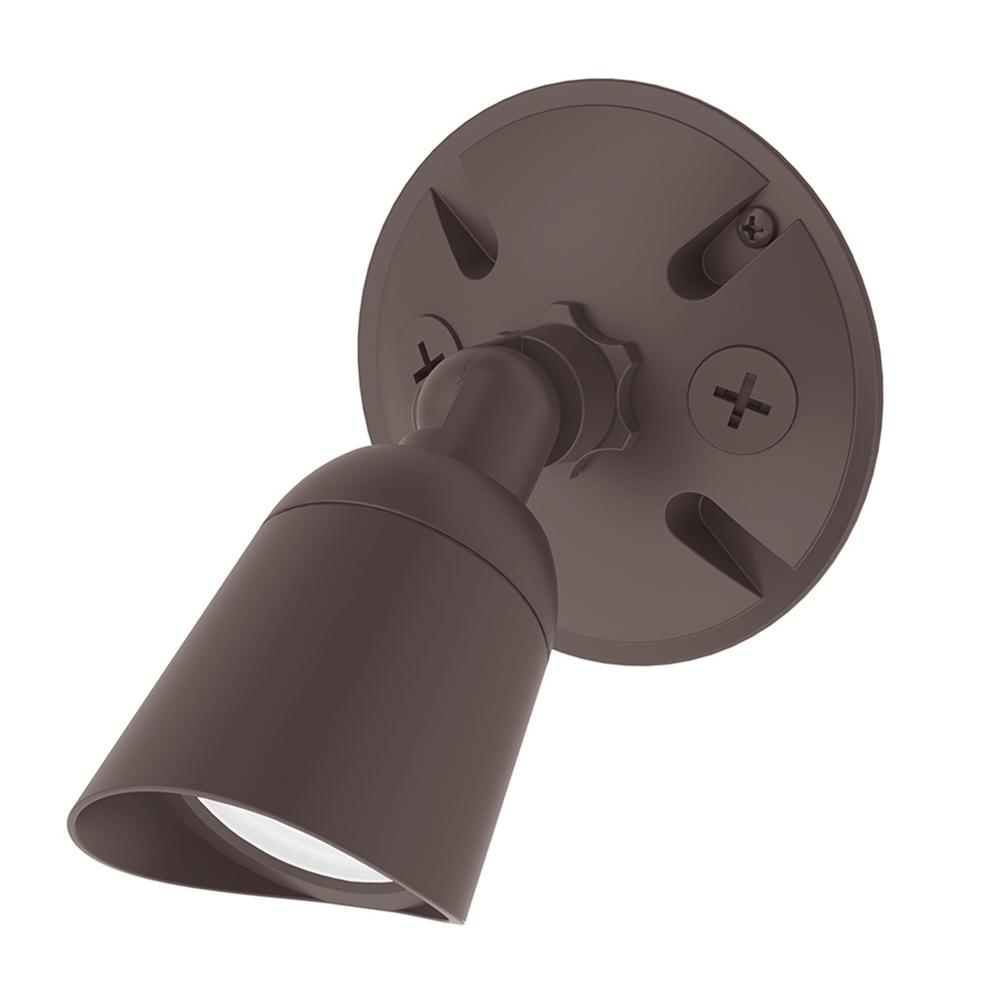 Endurance Single Spot 15 Watt Bronze Outdoor Integrated Led Endurance Single Spot 15 Watt Bronze