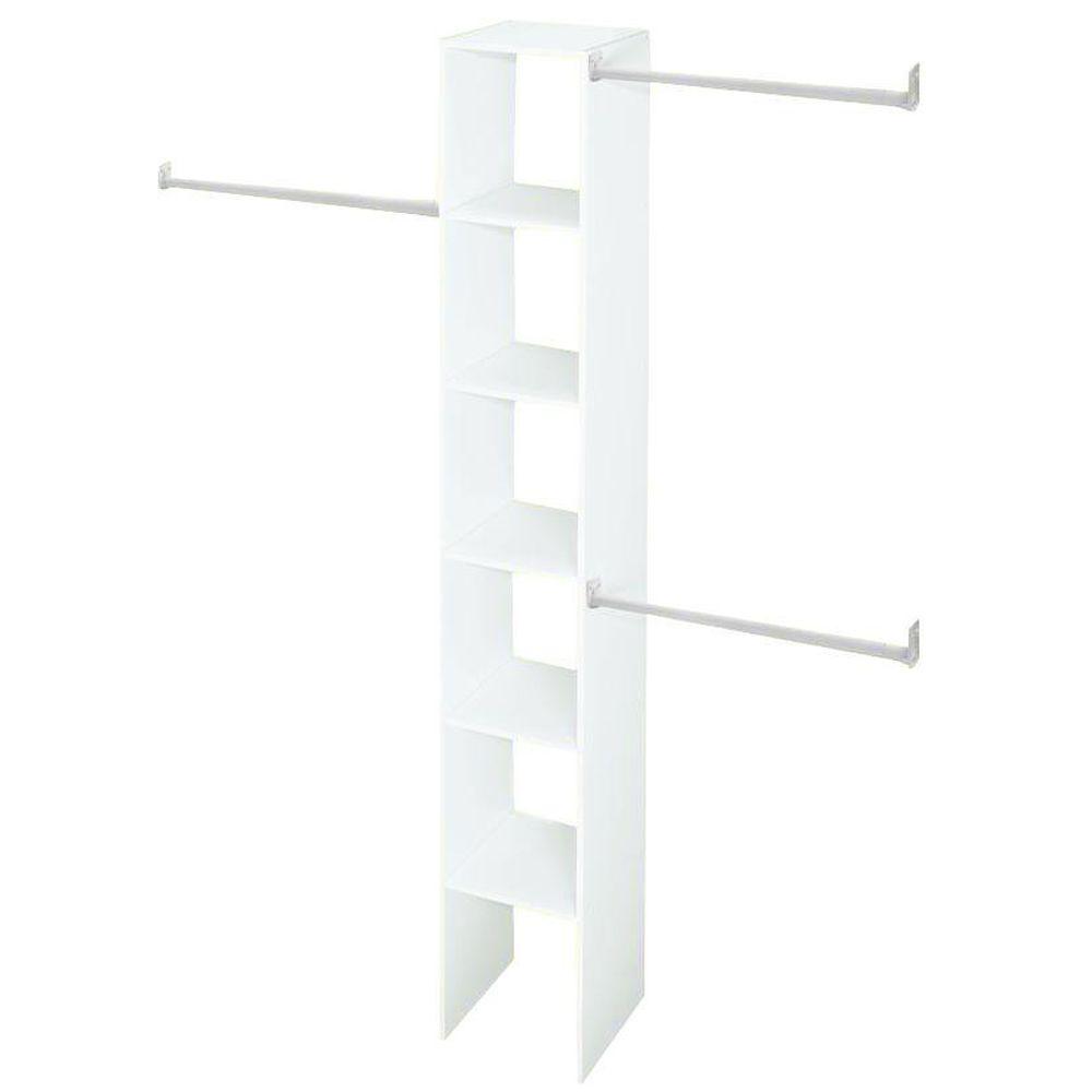 ClosetMaid 12 in. White Custom Closet Organizer7033 The Home Depot