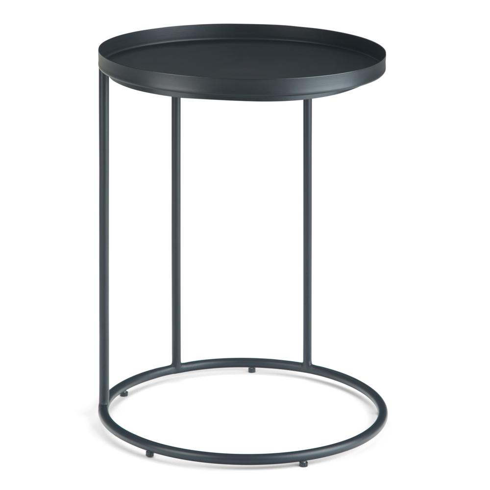 Simpli Home Monet Modern Round 18 In Wide Metal Simpli Home Monet Modern Round 18 In Wide Metal