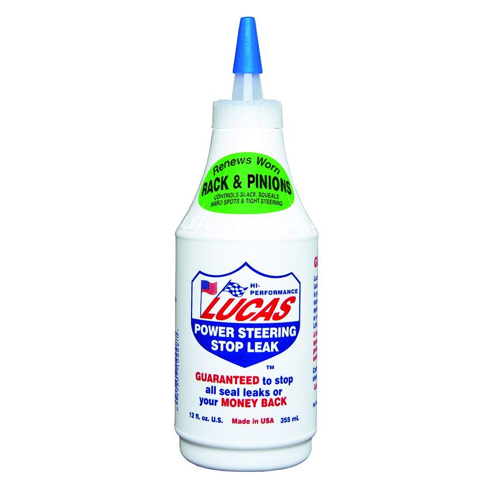 Lucas Oil 12 Oz Power Steering Stop Leak 10008 The Home Depot