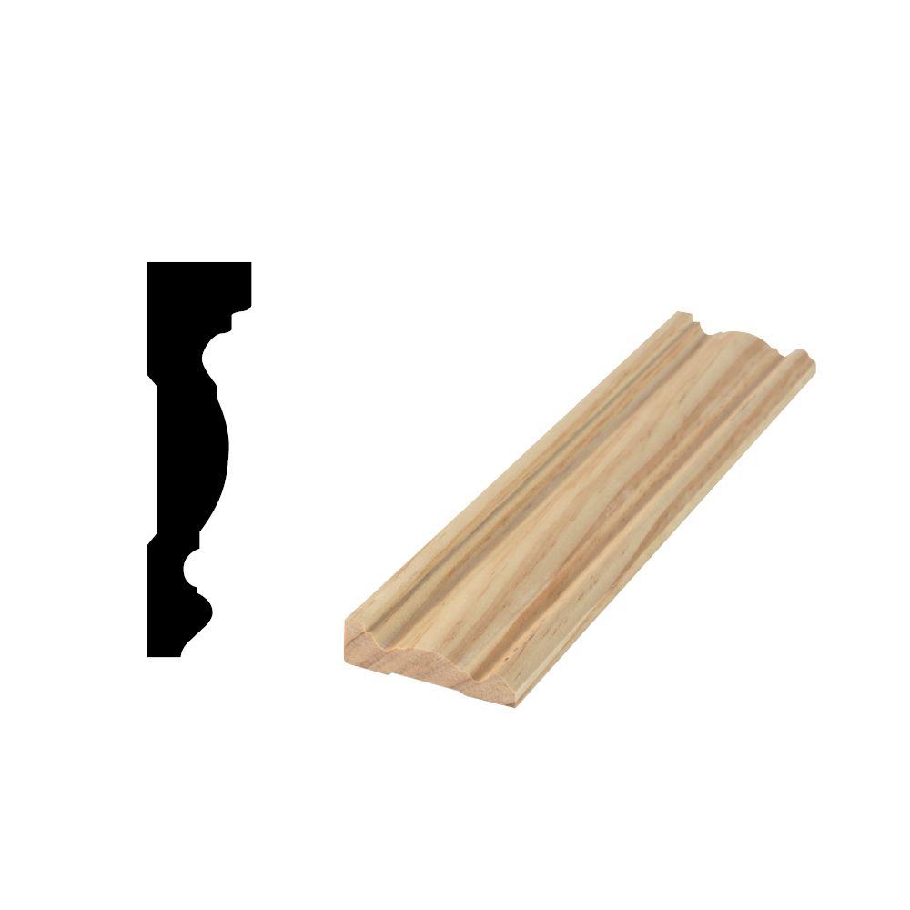 Woodgrain Millwork WG C322 5/8 in. x 21/2 in. Solid Pine Door and Window Casing10000919 The