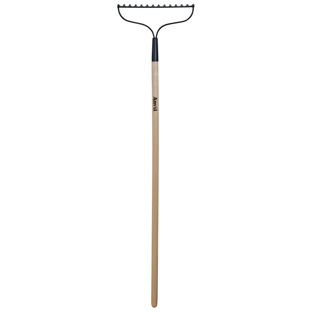 metal garden rake