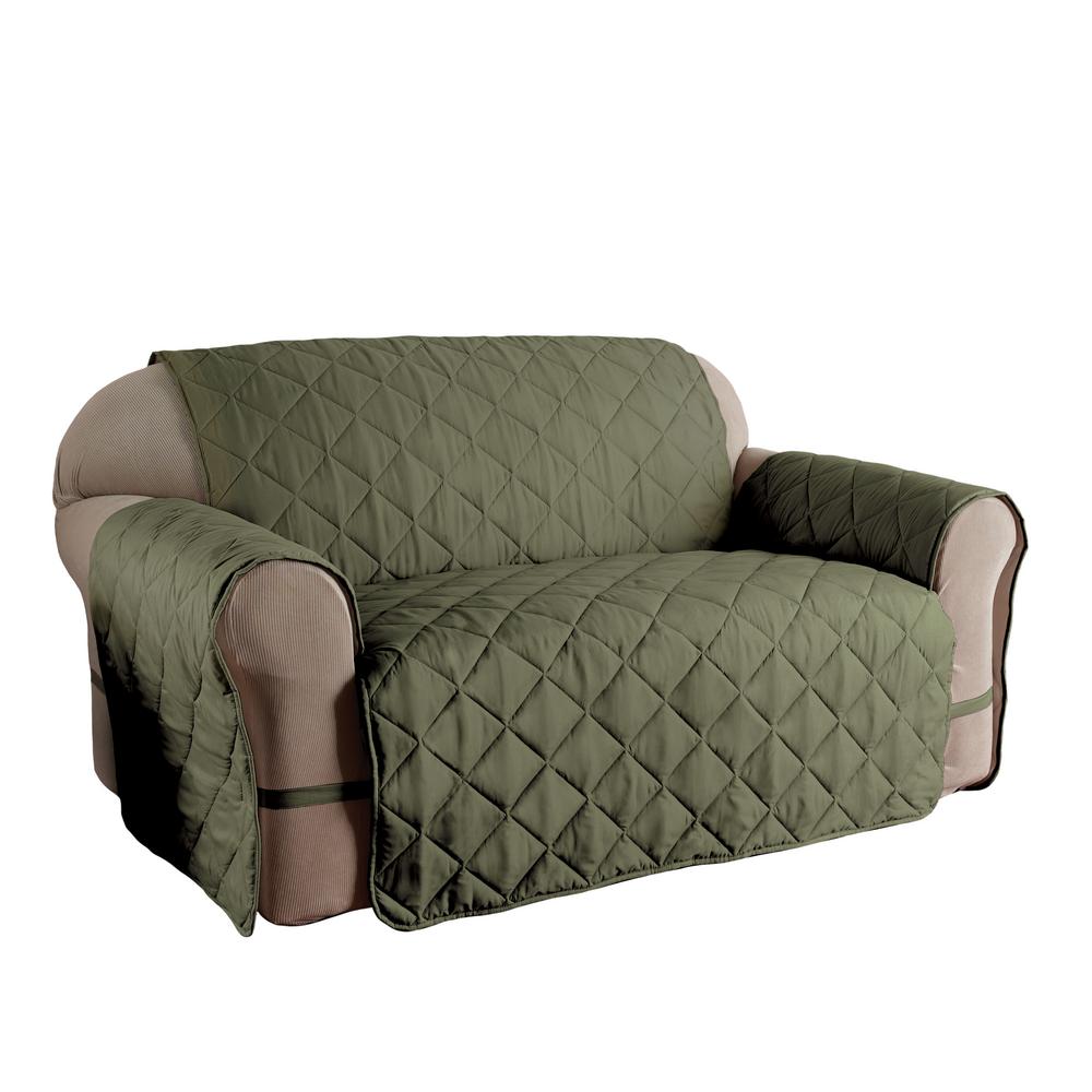 Innovative Textile Solutions Microfiber Solid Ultimate Xl Sage Sofa Innovative Textile Solutions Microfiber Solid Ultimate Xl Sage Sofa Protector