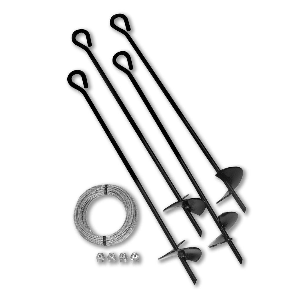 TIEDOWN Storage Shed Eye Anchor Kit-59075 - The Home Depot