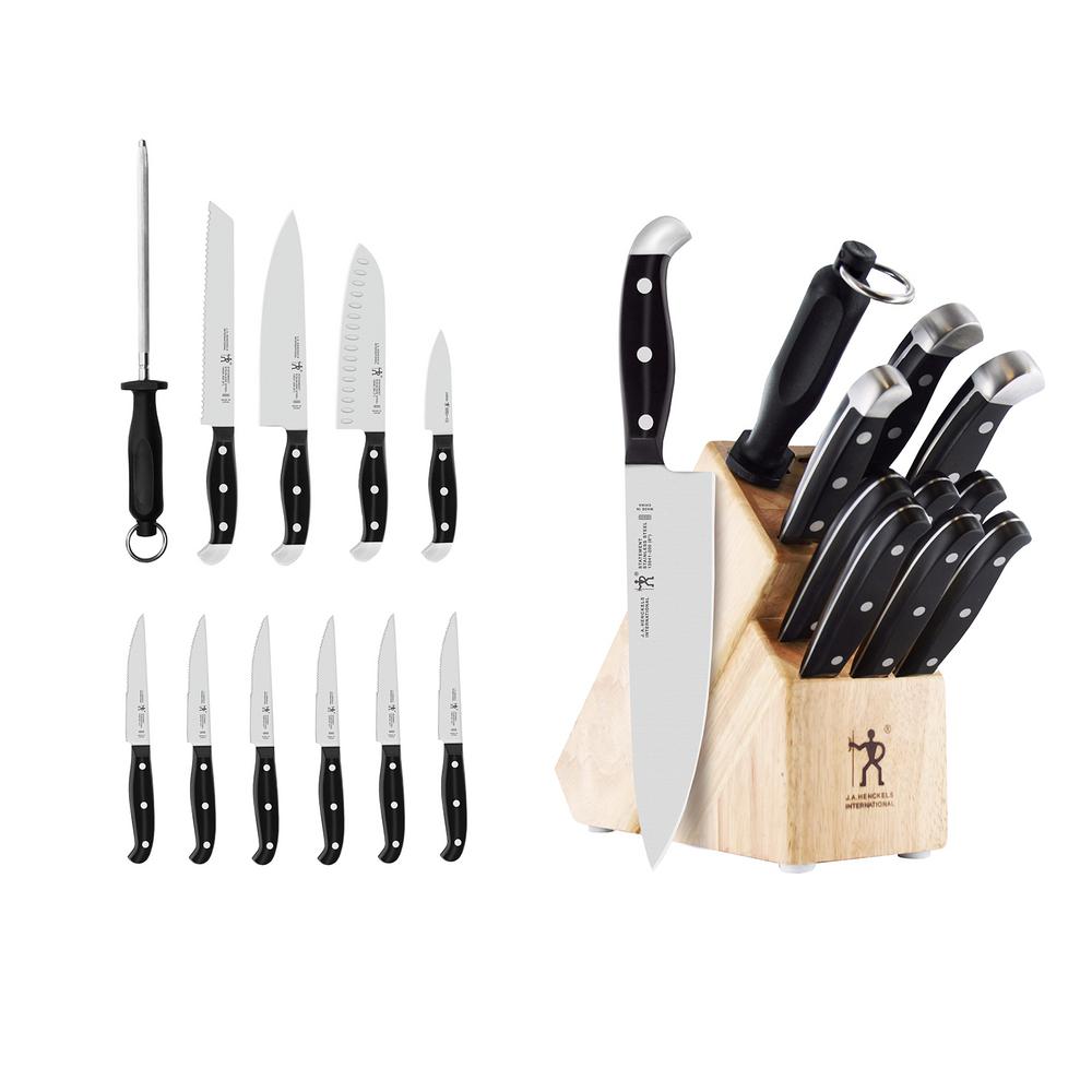 Henckels Statement 12 Piece Knife Block Set 35309 000 The Home Depot