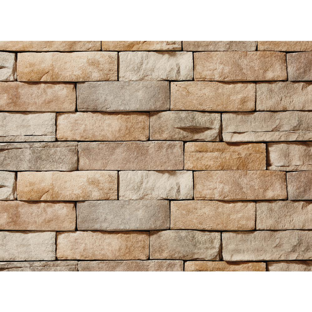 ClipStone 12 in. x 4 in. Manufactured Stone Ledgestone Tan ClipStone 12 in. x 4 in. Manufactured Stone Ledgestone Tan