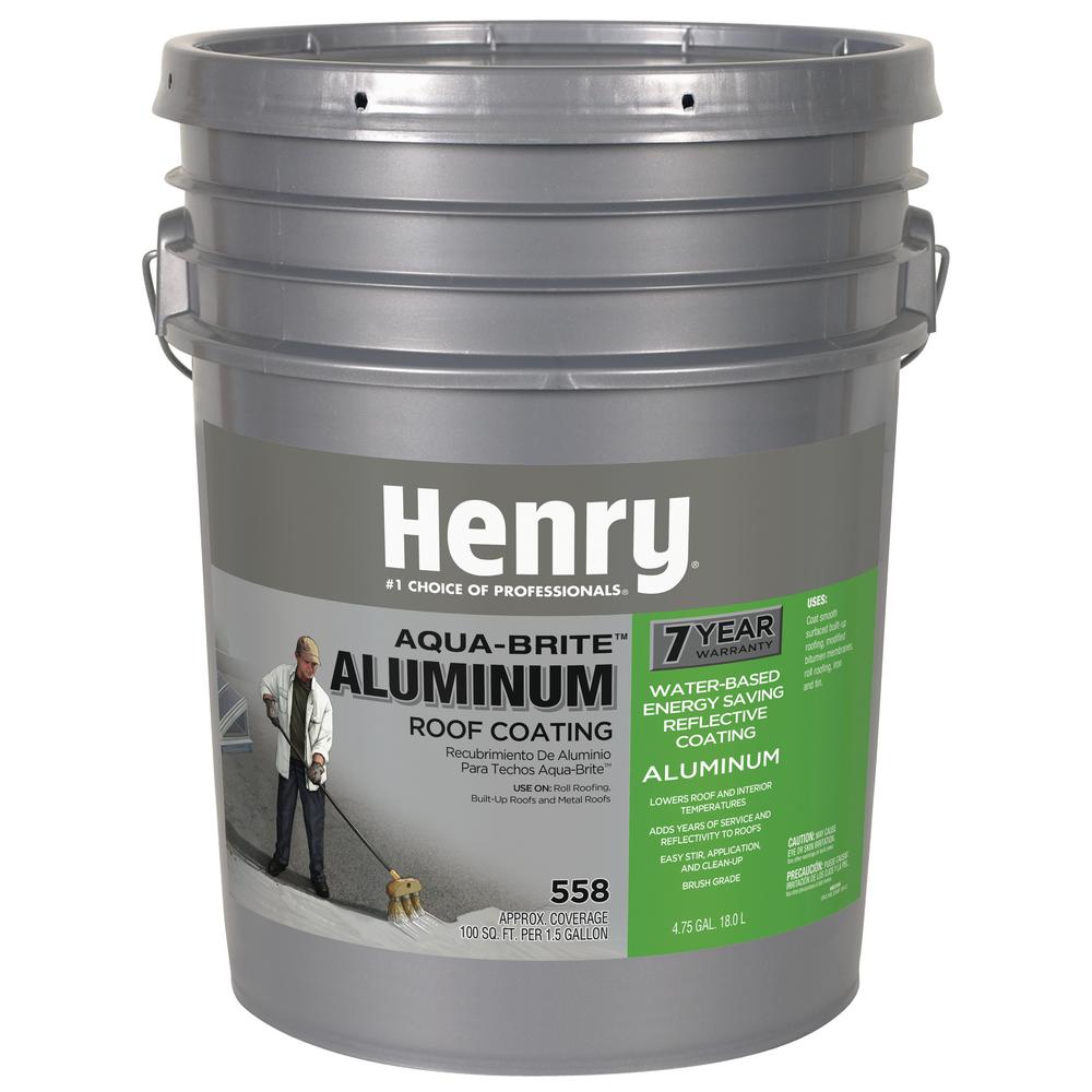 Henry 0.90 Gal. 887 Tropi-Cool 100% Silicone White Roof Coating ...