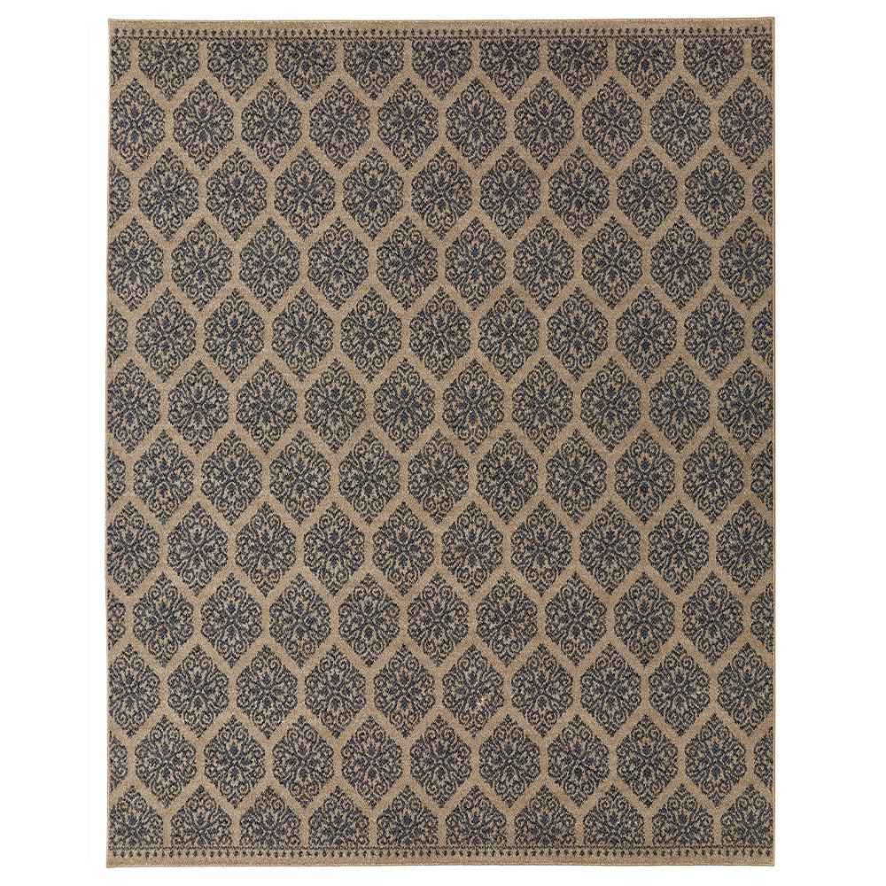 Home Decorators Collection Taurus Denim Cream 5 ft. x 7 ft. Area Rug