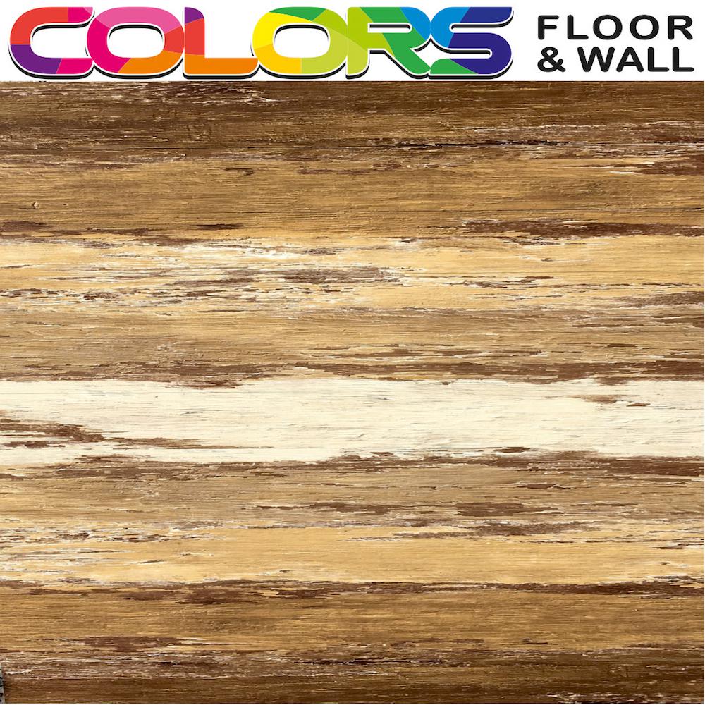 Deco Products COLORS Floor and Wall DIY Old Brown Wood Aged 6 in. x 36