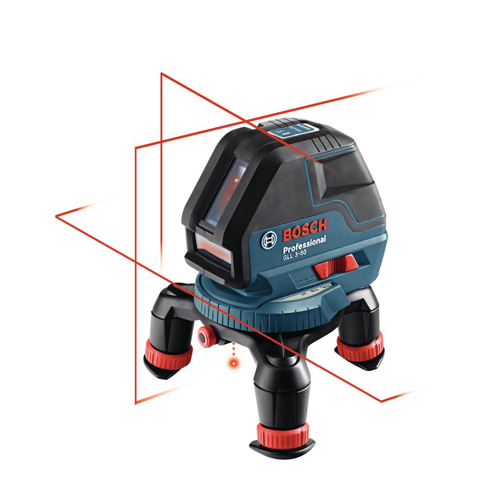 Bosch Self Leveling Cross Line Laser Level With Plumb Points With