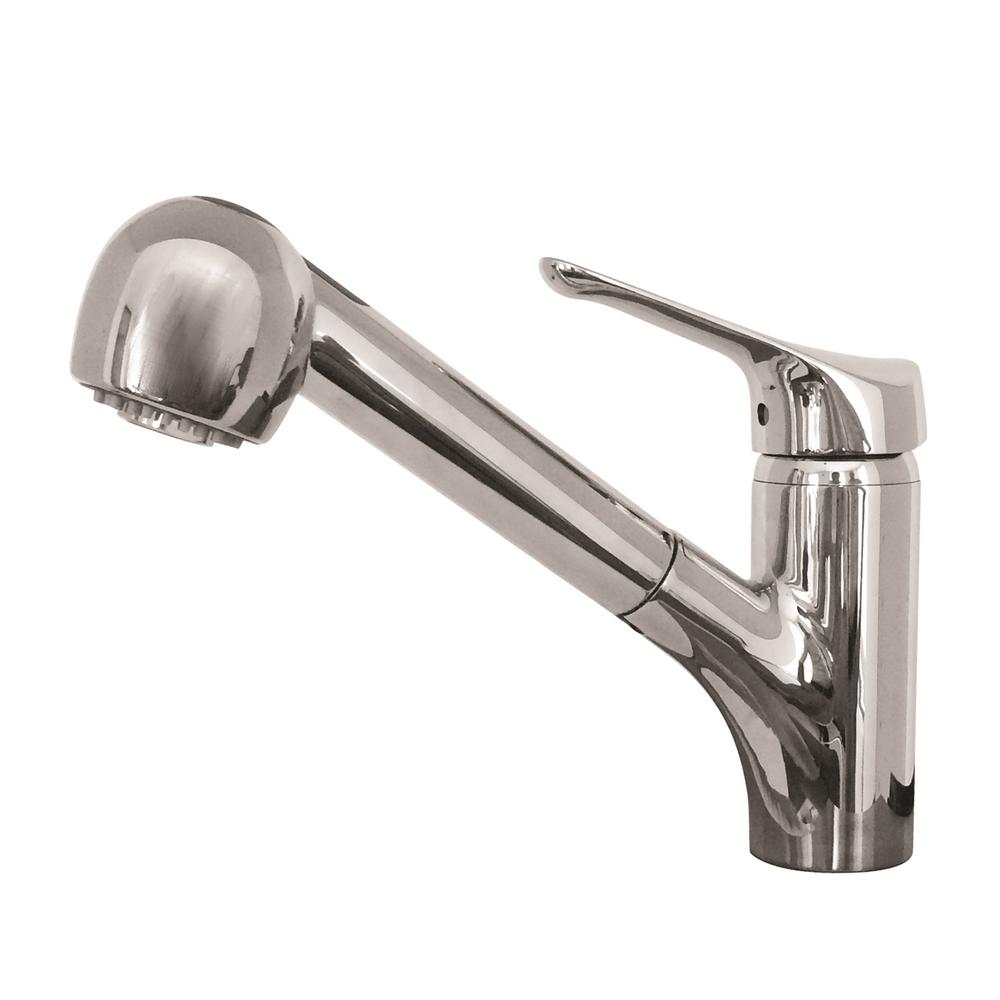 Franke Vesta Single Handle Pull Out Sprayer Kitchen Faucet With