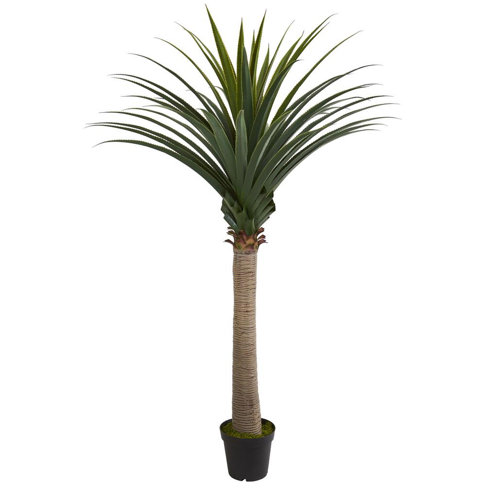 Nearly Natural Indoor 6 5 Ft Yucca Cane Artificial Plant