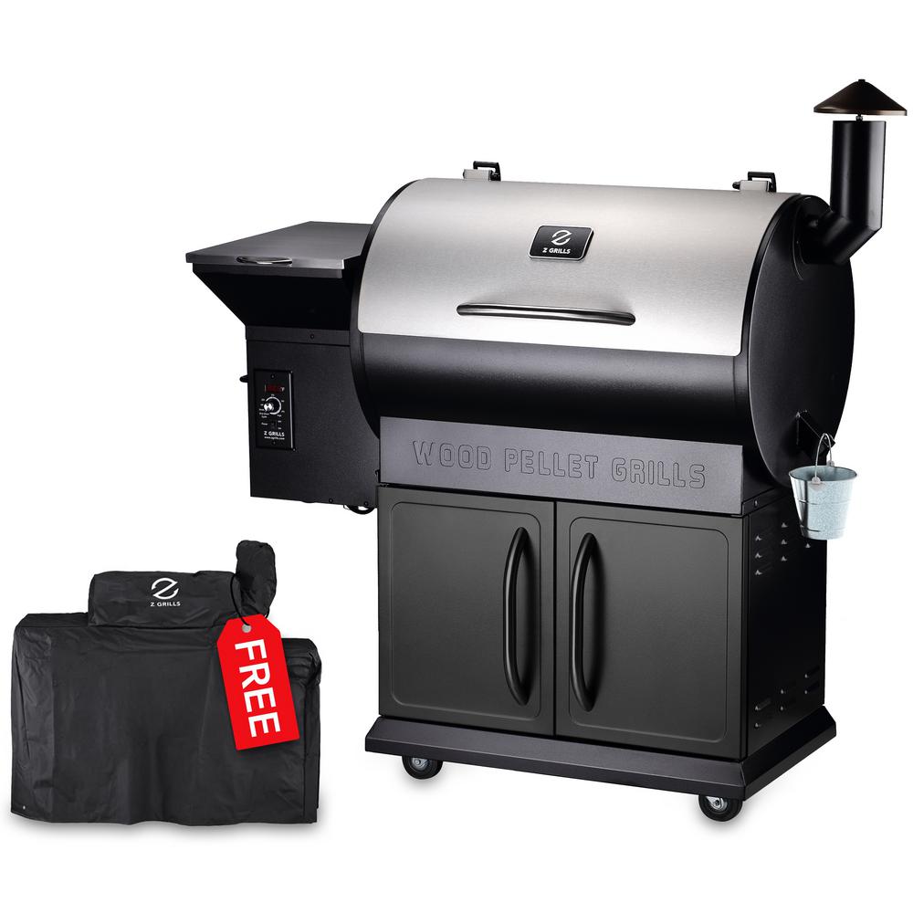 Z GRILLS 694 sq. in. Wood Pellet Grill and Smoker 8in1 BBQ in