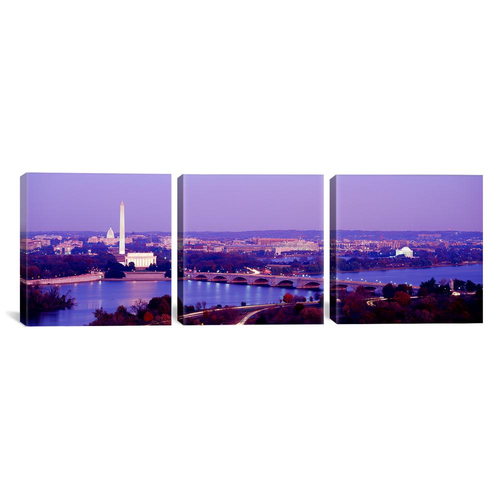 Icanvas Washington Dc By Panoramic Images Canvas Wall Art Pim3222 3pc6 60 The Home Depot