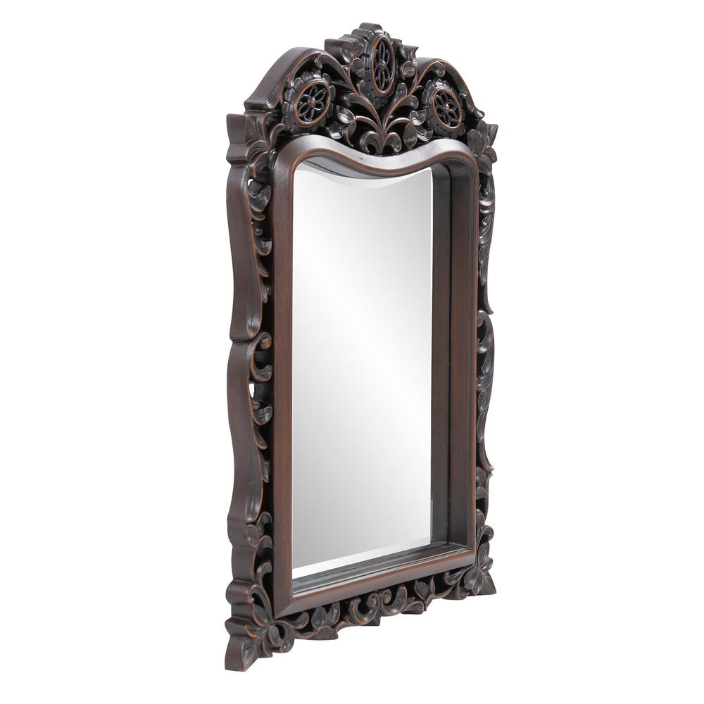 20 In X 29 Traditional Framed Mirror Brown 4085