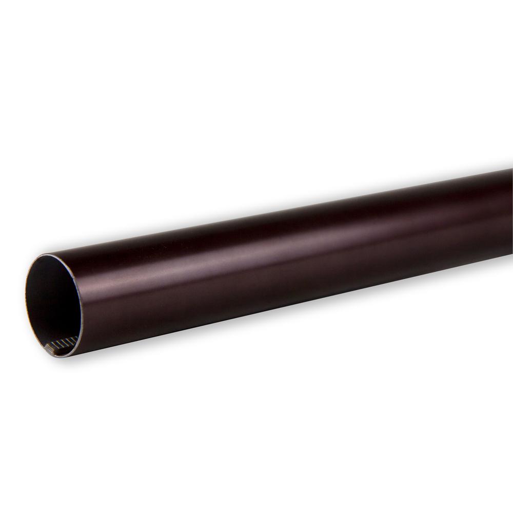 Rod Desyne 1 In Diameter Closet Pole Single Curtain Rod 8 Ft