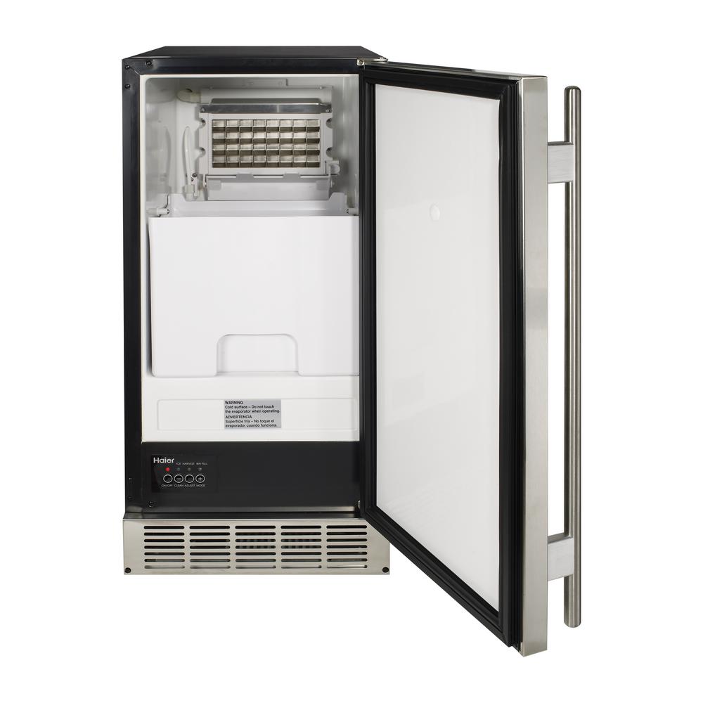 Haier 50 Lb Built In Ice Maker In Stainless Steel Hi50ib20ss