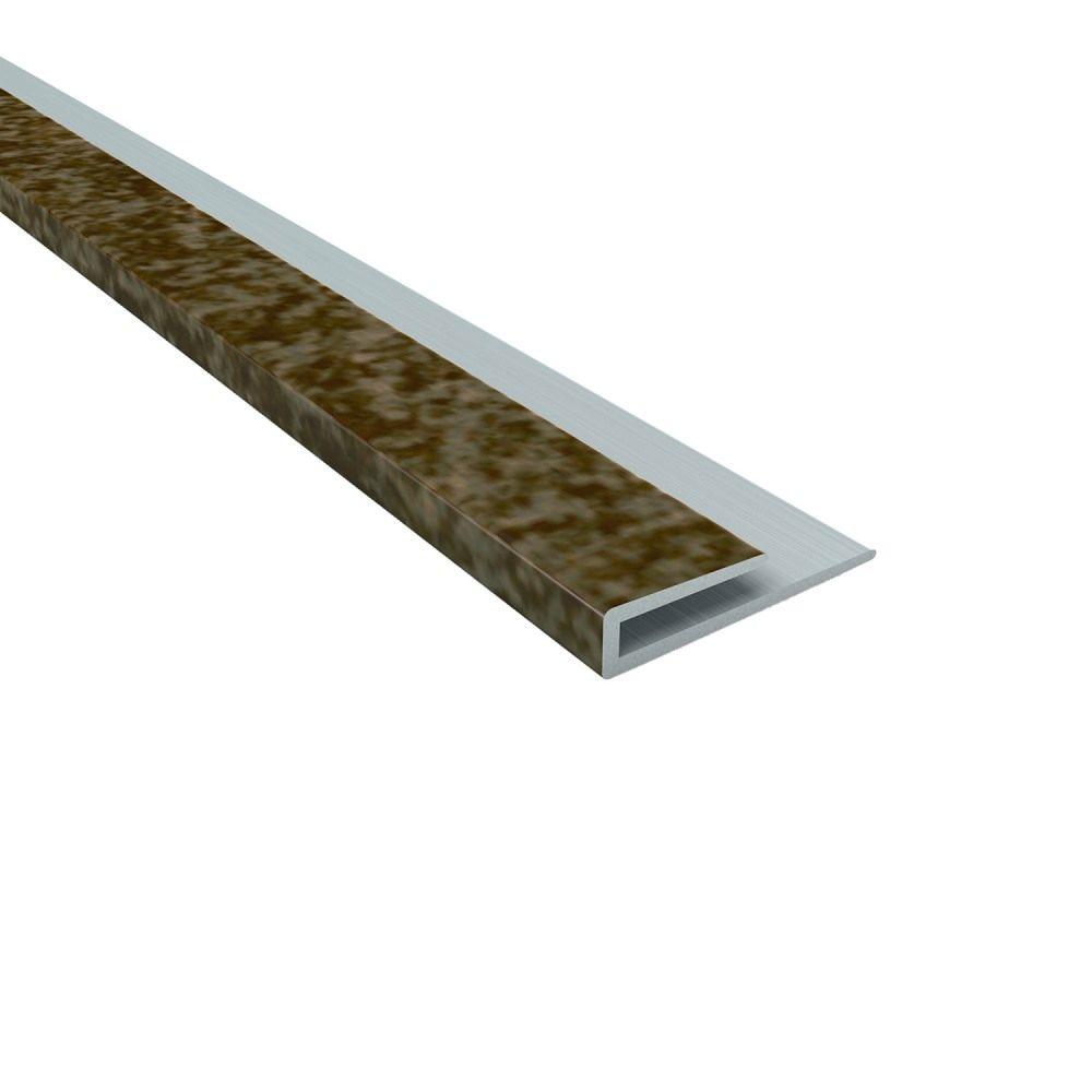 Fasade 4 ft. Vinyl Smoked Pewter J-Trim was $6.99 now $2.73 (61.0% off)
