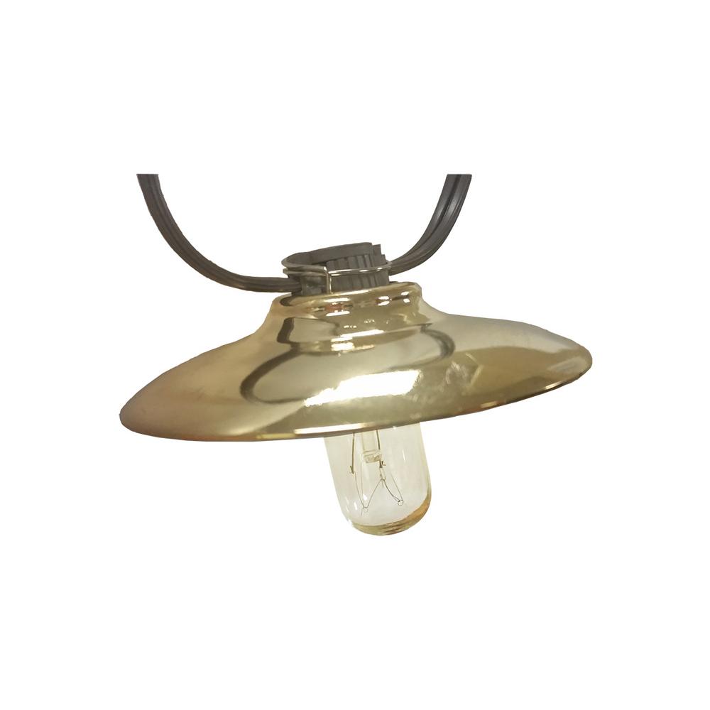 String Lights Special Values Lighting The Home Depot String Light With Polished Copper Canopy