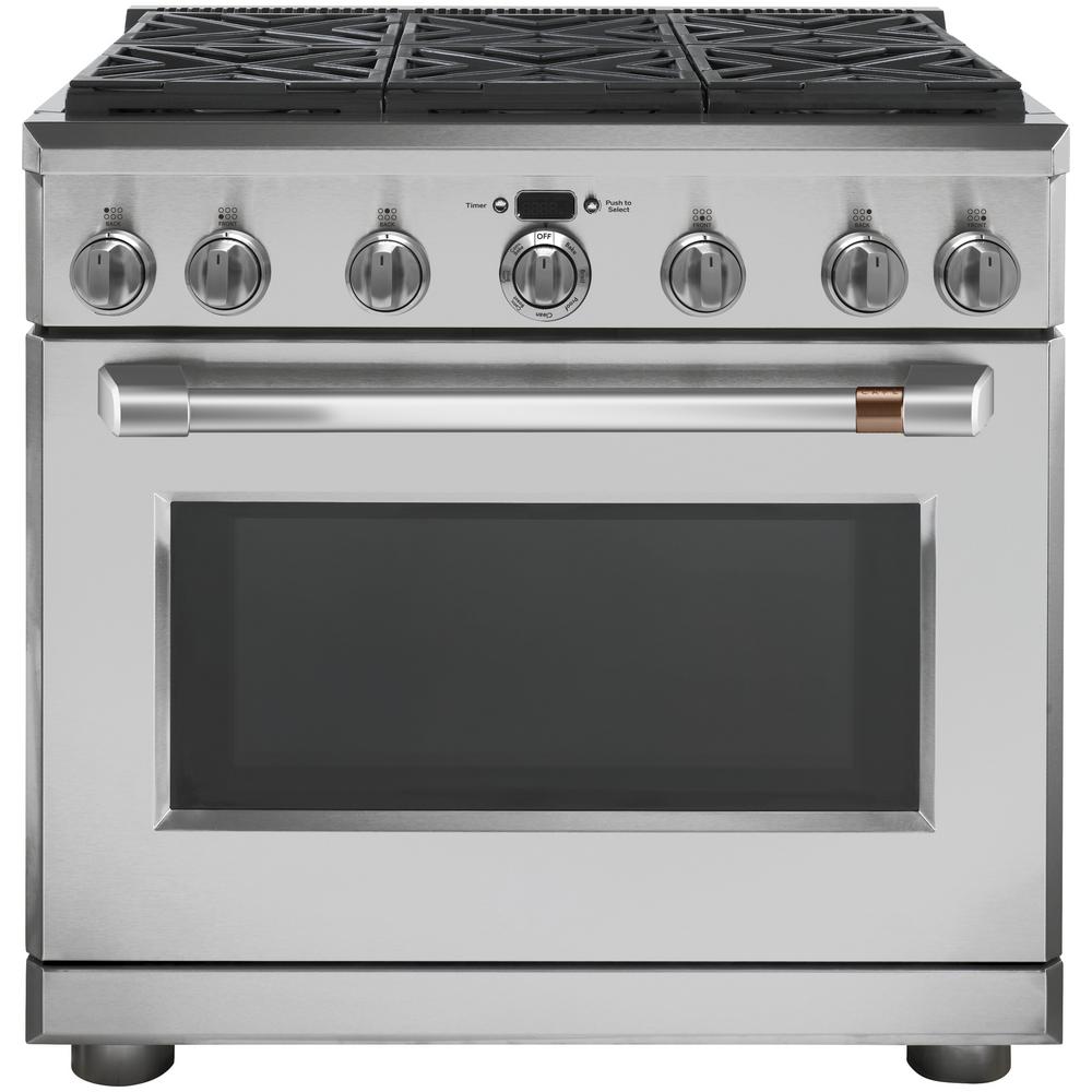 Dual Fuel Range with Self-Cleaning Convection