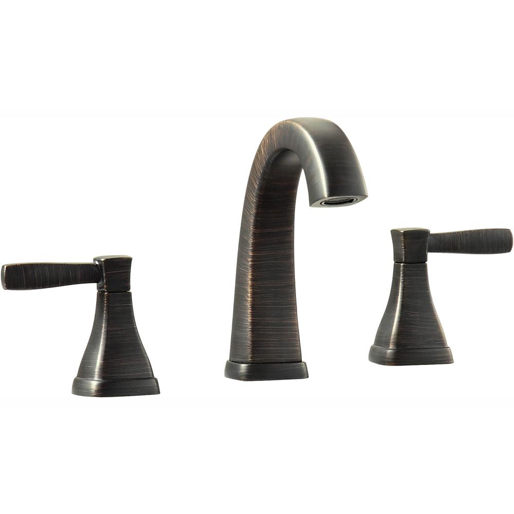 Avanity Clarice 8 In Widespread 2 Handle Mid Arc Bathroom Faucet In Oil Rubbed Bronze 2916