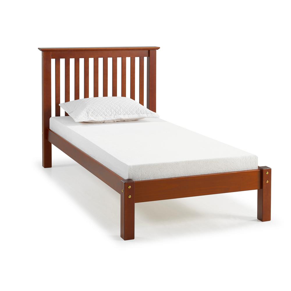 Alaterre Furniture Barcelona Chestnut Twin Bed Ajba1070 The Home Depot