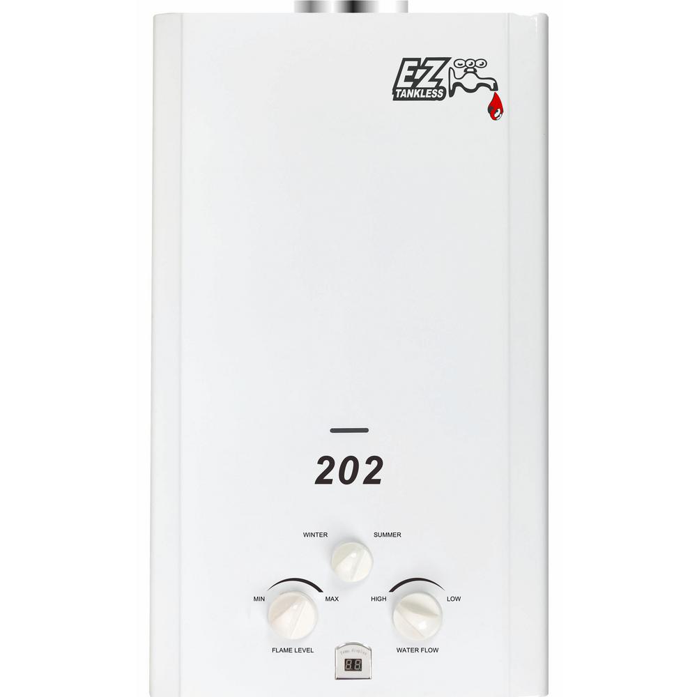 EZ Tankless 202 4.0 GPM 85,000 BTU Propane Gas Portable Tankless Water