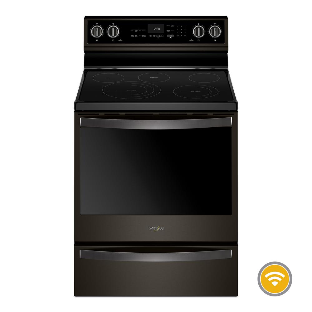 Whirlpool 6.4 cu. ft. Smart Electric Range with SelfCleaning Oven in