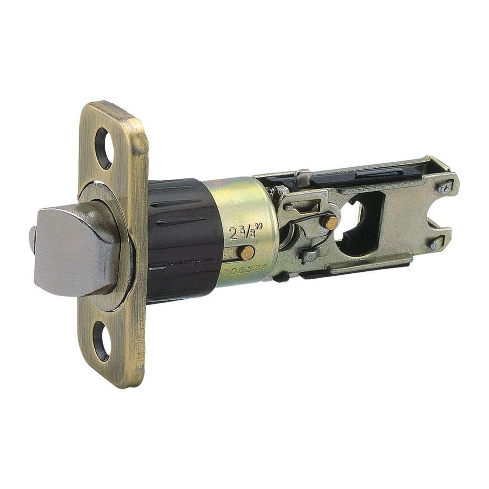 Design House Universal Antique Brass 6Way Replacement Entry Latch