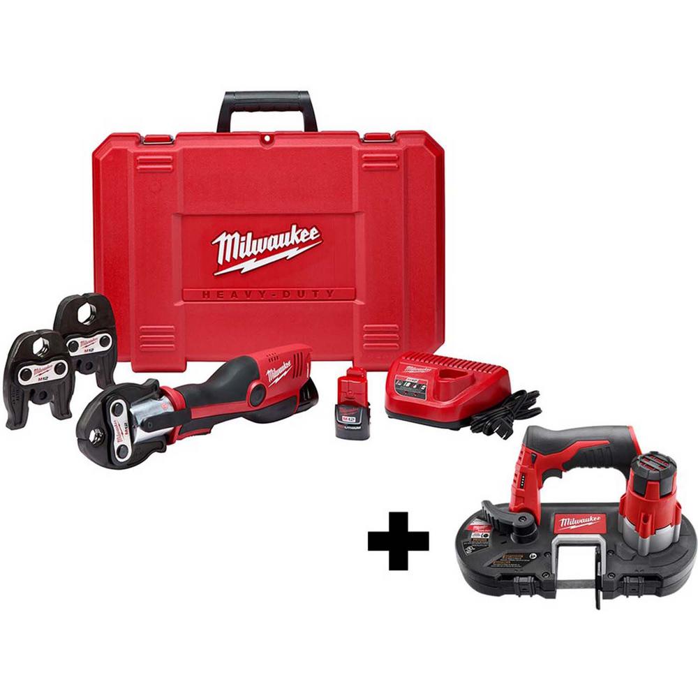 Milwaukee M12 12-Volt Lithium-Ion Force Logic Cordless Press Tool Kit