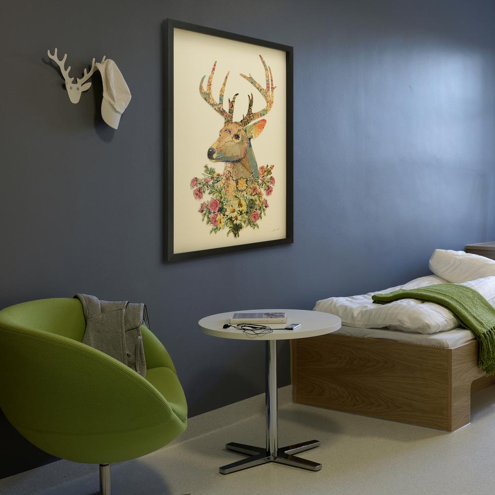 Empire Art Direct 26 In X 34 Mrs Deer Hand Made Collage Empire Art Direct 26 In X 34 Mrs Deer Hand