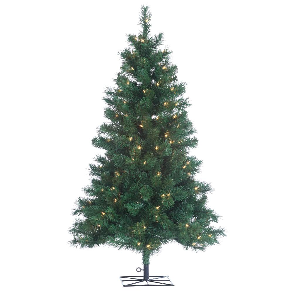 Home Accents Holiday 4 ft. Pre-Lit Frasier Artificial ...