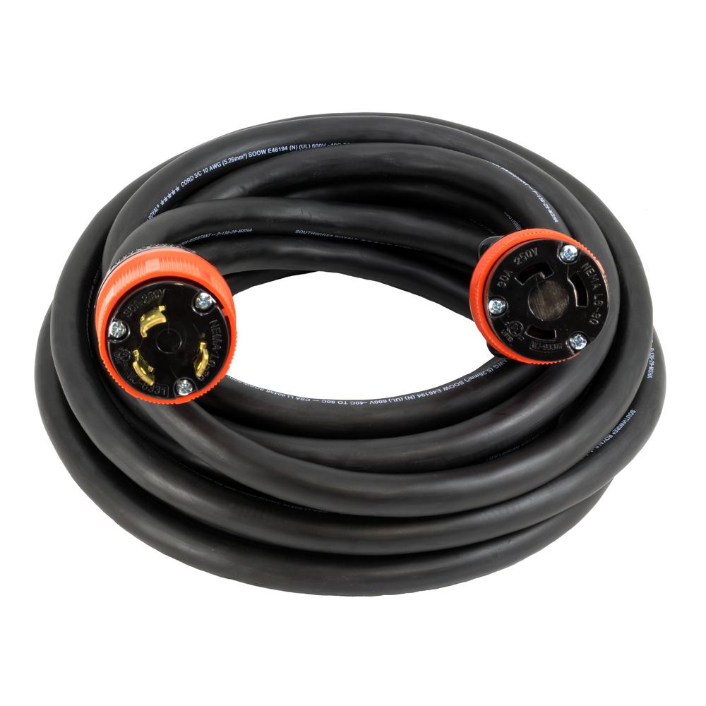 50 ft 30 amp extension cord