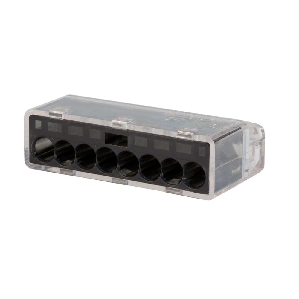 Contractor's Choice Black 8 Port PushIn Wire Connector (40Pack)67255