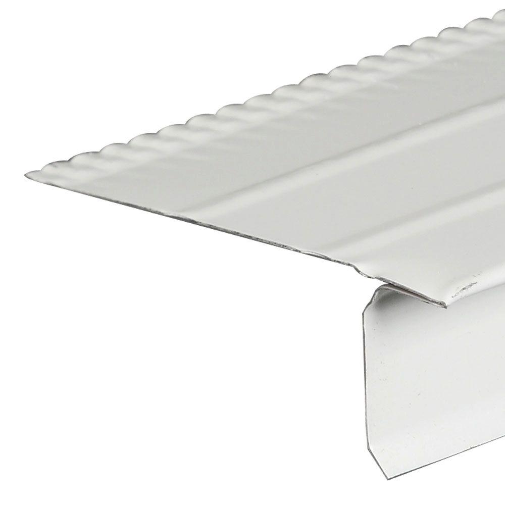 Amerimax Home Products 10 ft. White Traditional Vinyl Gutter-M0573 ...