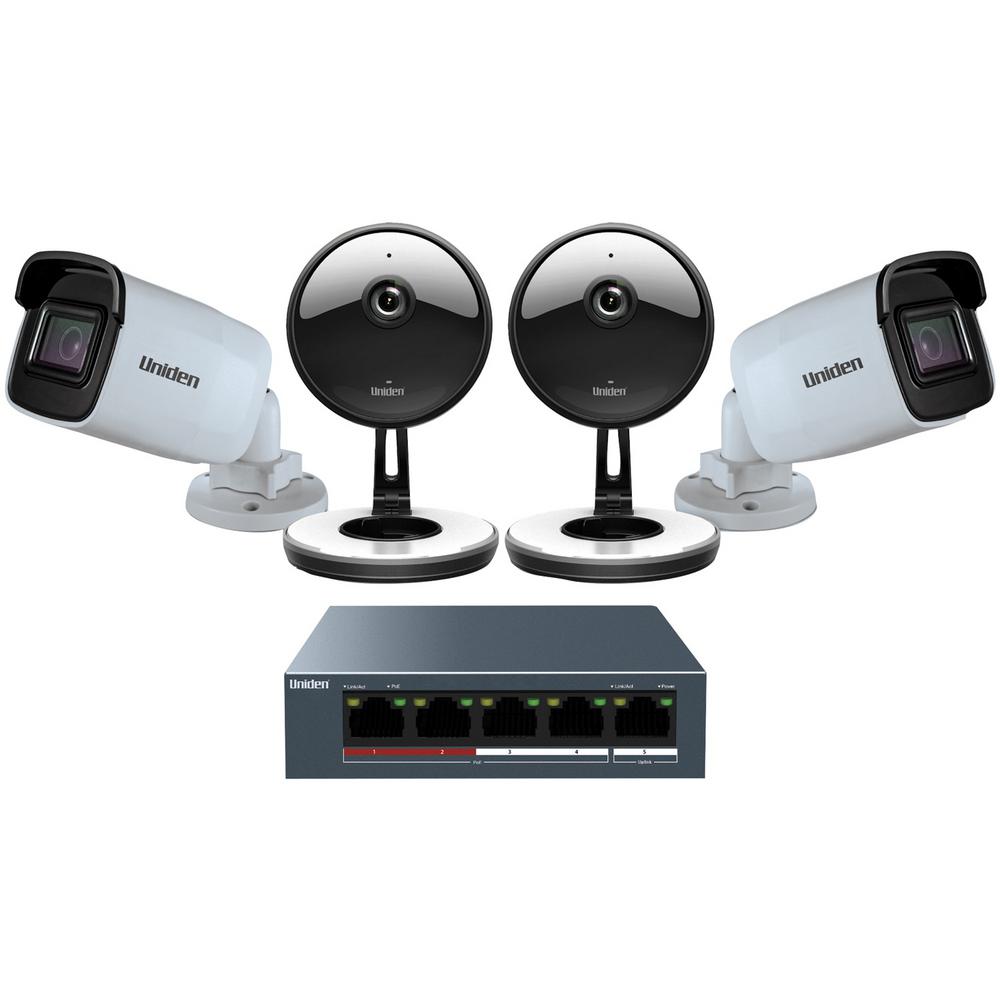 Uniden 1080p 128GB Security Camera System With 4 Wired Cameras was $399.99 now $274.99 (31.0% off)