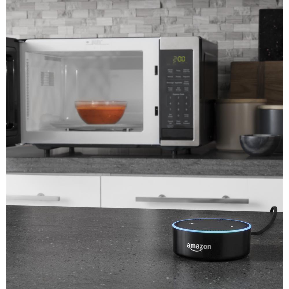 Ge 0 9 Cu Ft Smart Countertop Microwave In Stainless Steel