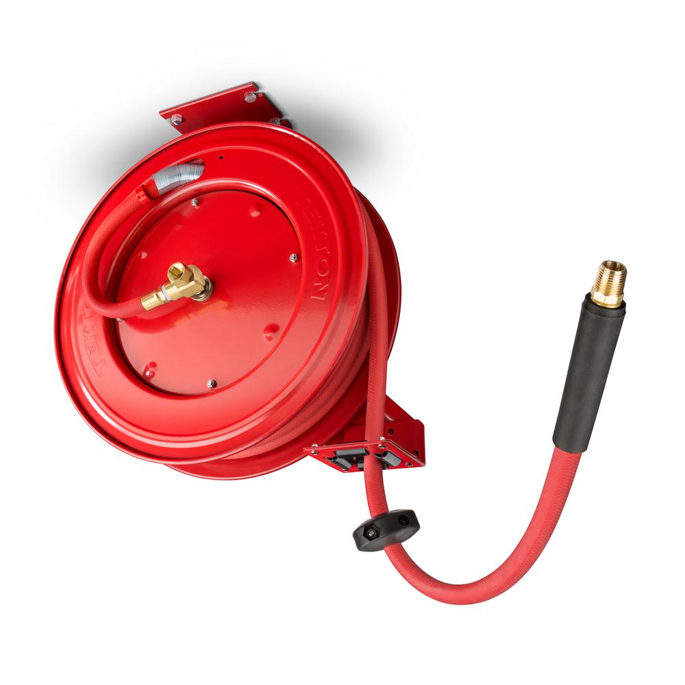 TEKTON 50 ft. x 1/2 in. I.D. Auto Rewind Air Hose Reel-46848 - The Home