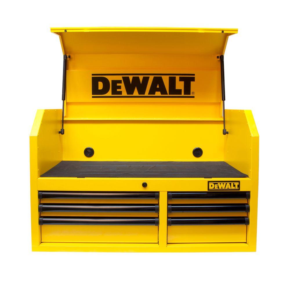 DEWALT 40 in. 11-Drawer Rolling Bottom Tool Cabinet and Top Tool ...