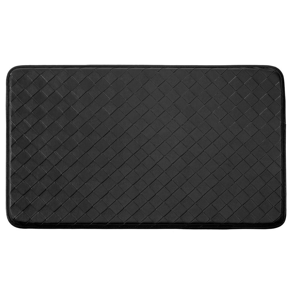 Chef Gear Diamond Weave Faux-Leather Faux-Leather Black 18 ...