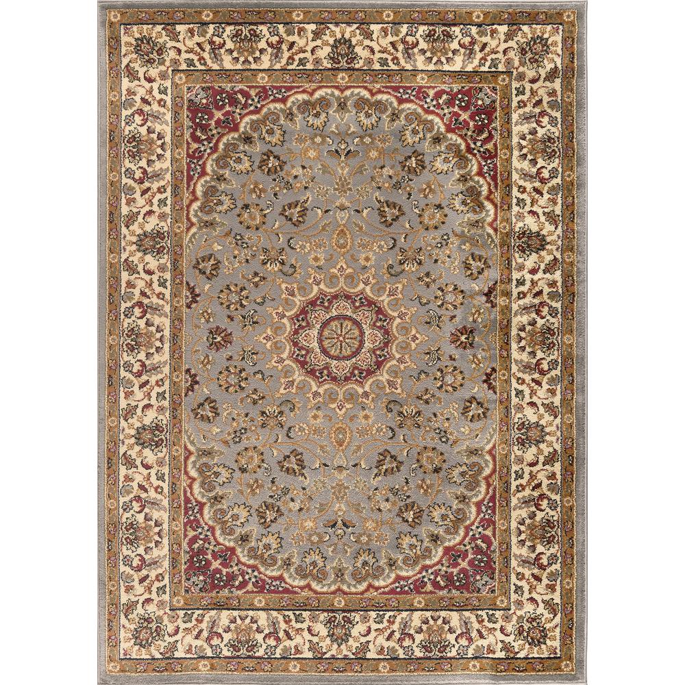 Tayse Rugs Elegance Blue 5 ft. x 7 ft. Indoor Area Rug5396 Blue 5x7