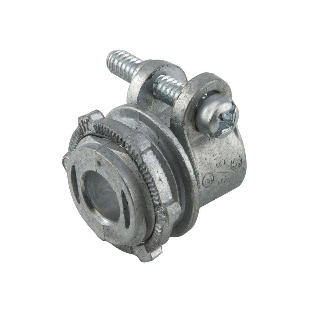 RACO Flex 1/2 in. Squeeze Connector (25Pack)2192CP The Home Depot