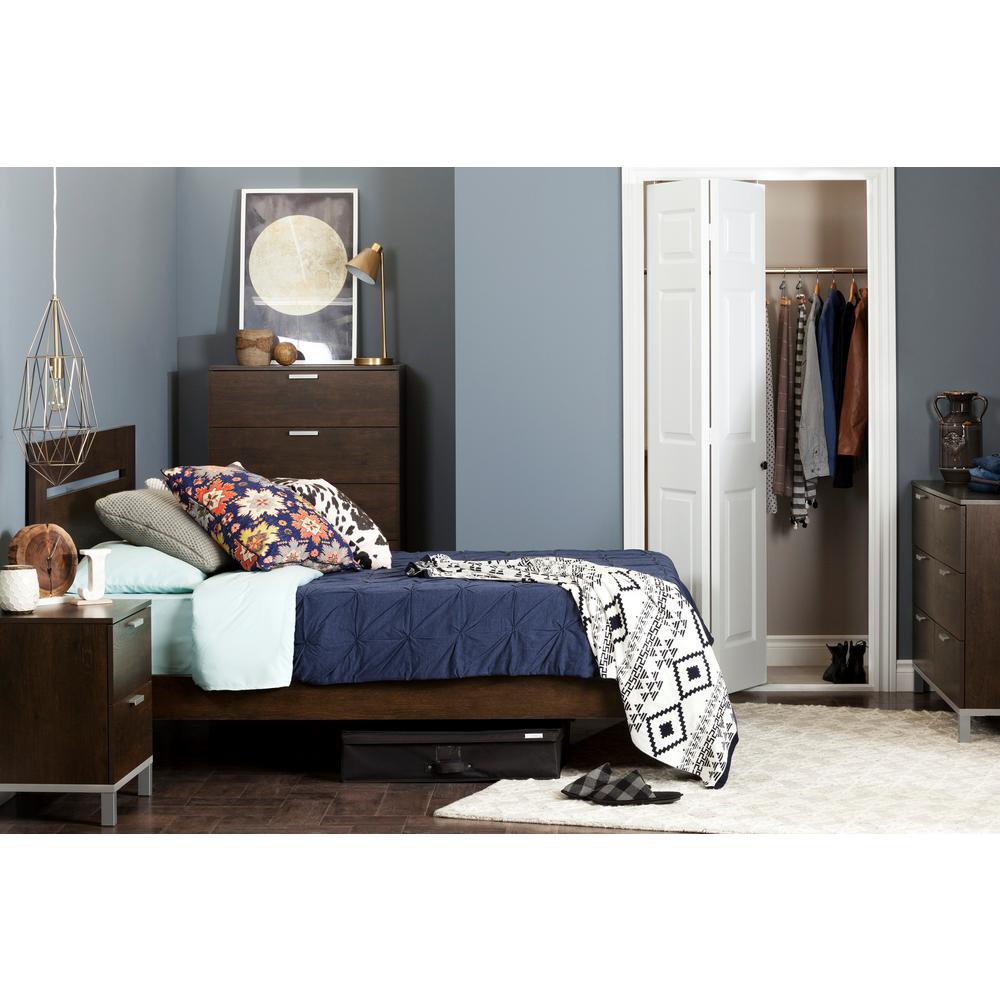 South S Flexible 6 Drawer Brown Oak Dresser 10516 The Home Depot South S Flexible 6 Drawer Brown Oak