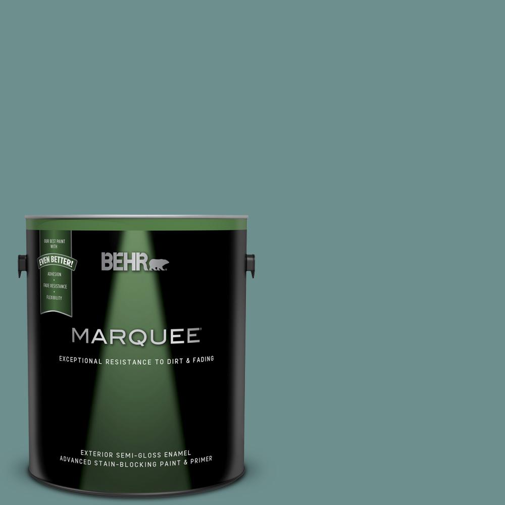 BEHR MARQUEE 1 gal. PPU1203 Dragonfly SemiGloss Enamel