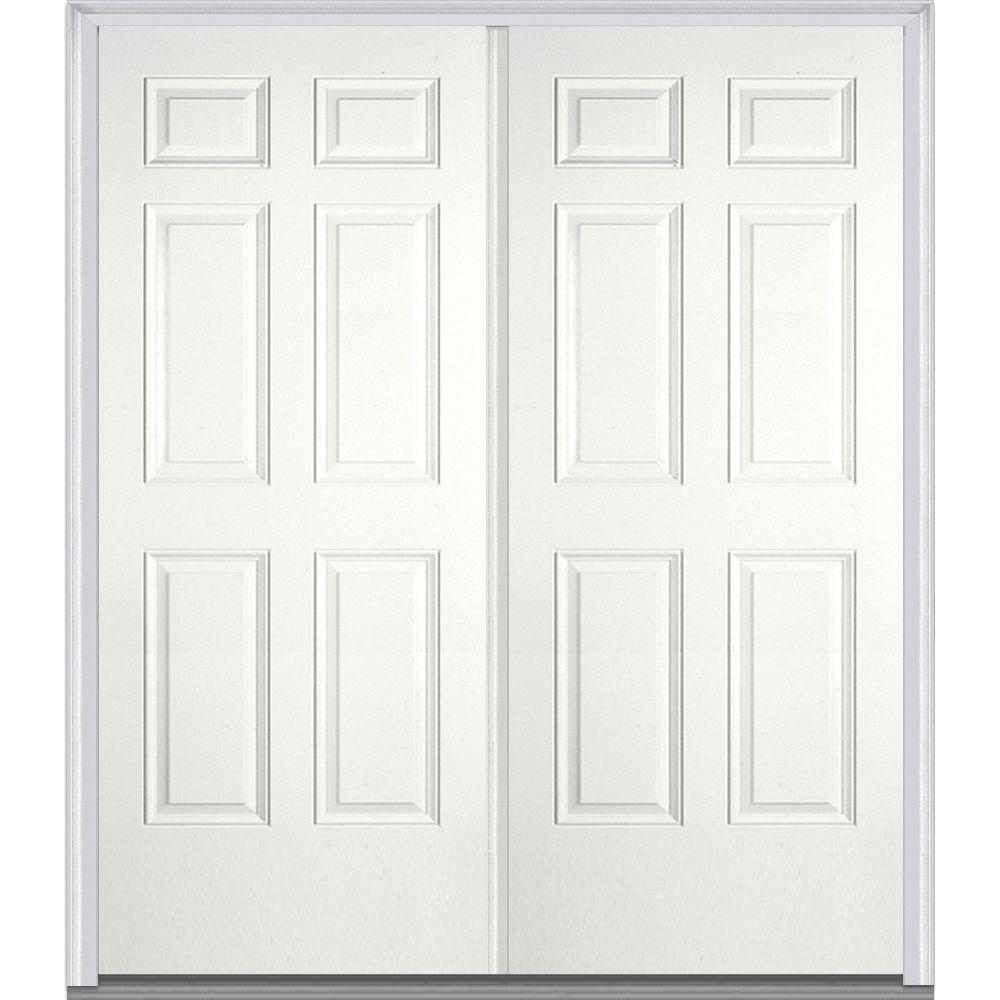 MMI Door 72 in. x 80 in. Classic Right-Hand Inswing 6-Panel Painted