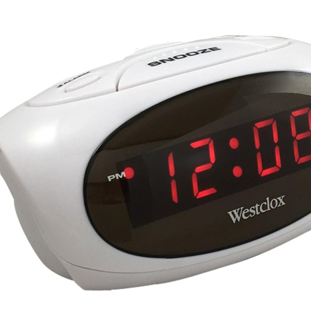 Westclox White Super Loud Alarm Led Clock 70044b The Home Depot - Westclox Travel Alarm Clock Manual Westclox White Super Loud Alarm Led Clock 70044b The Home Depot - Westclox Travel Alarm Clock Manual