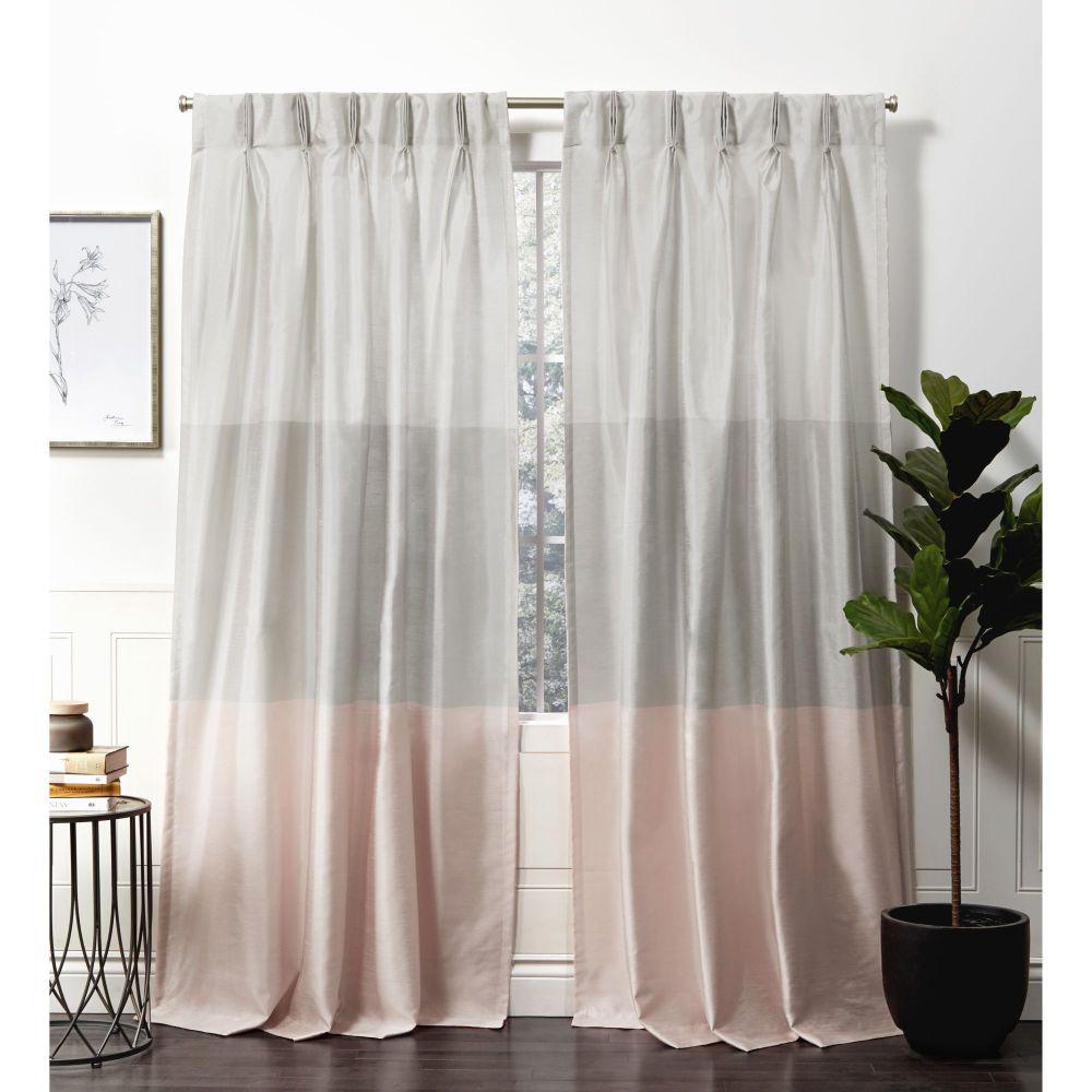 Polyester Pinch Pleats Curtains Drapes Window Treatments