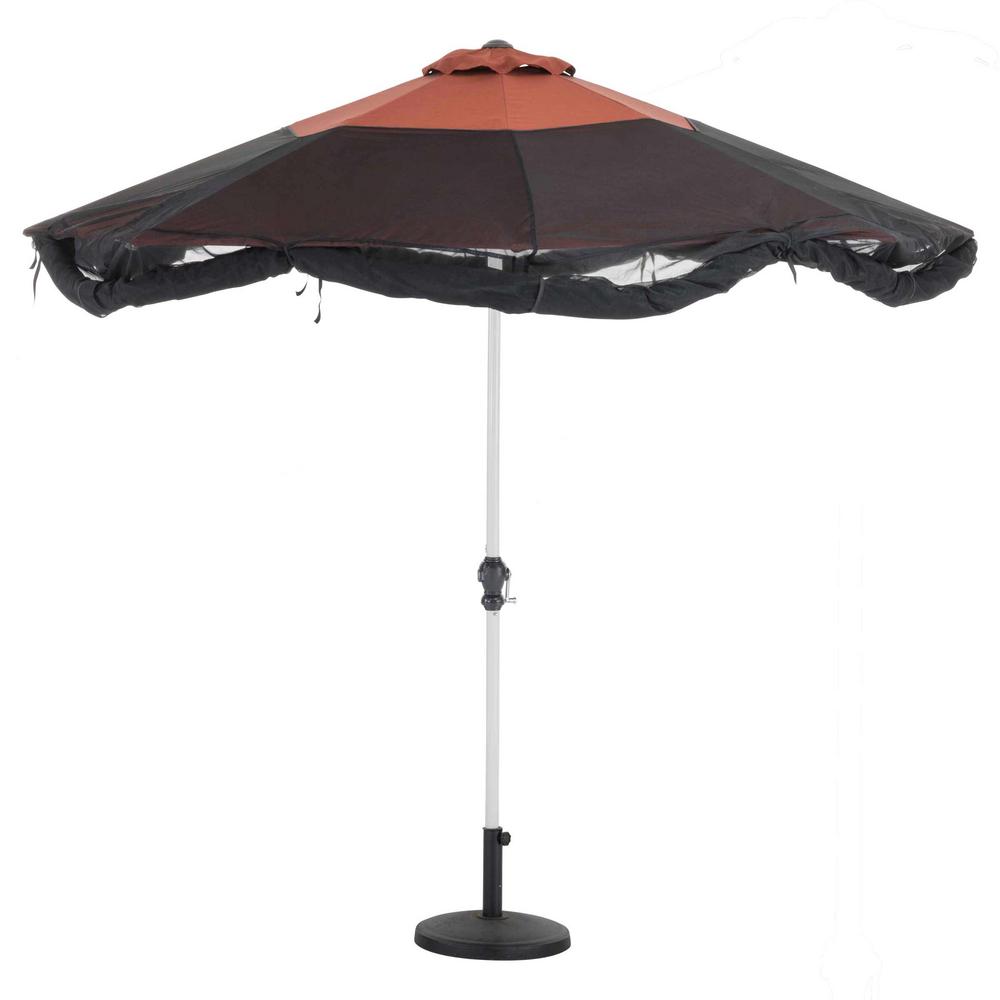 Classic Accessories Patio Umbrella Insect Net Canopy 55 605 012801 Rt The Home Depot